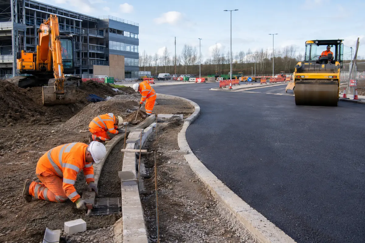 Road reinstatement and compaction works